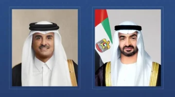 قمة إماراتية قطرية.. محمد بن زايد يستقبل تميم بن حمد في زيارة أخوية